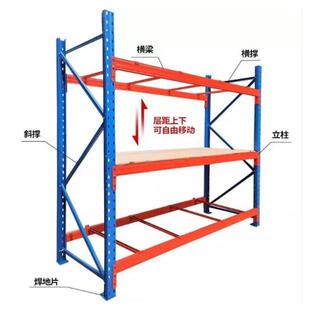 仓库货架仓储铁架快递轻型重型家用多层储物中型货架工厂厂家