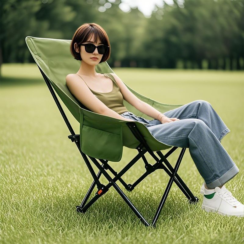 户外折叠椅子可携式露营野餐神器钓鱼椅子夜市摆摊椅子休闲 车载