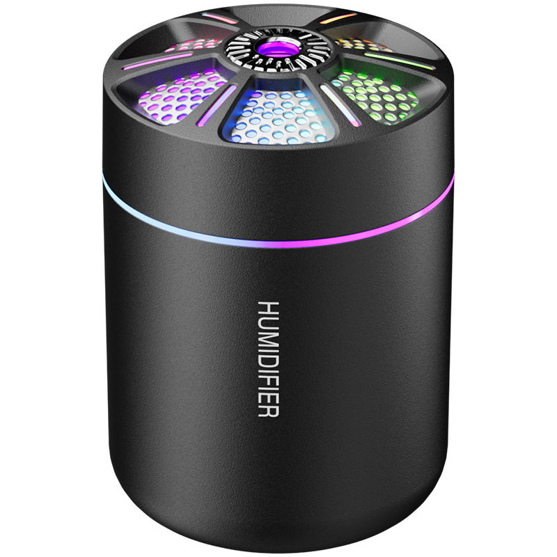 千姿雅加湿器 家用车载大雾量七彩轻音USB迷你小型便携式喷雾