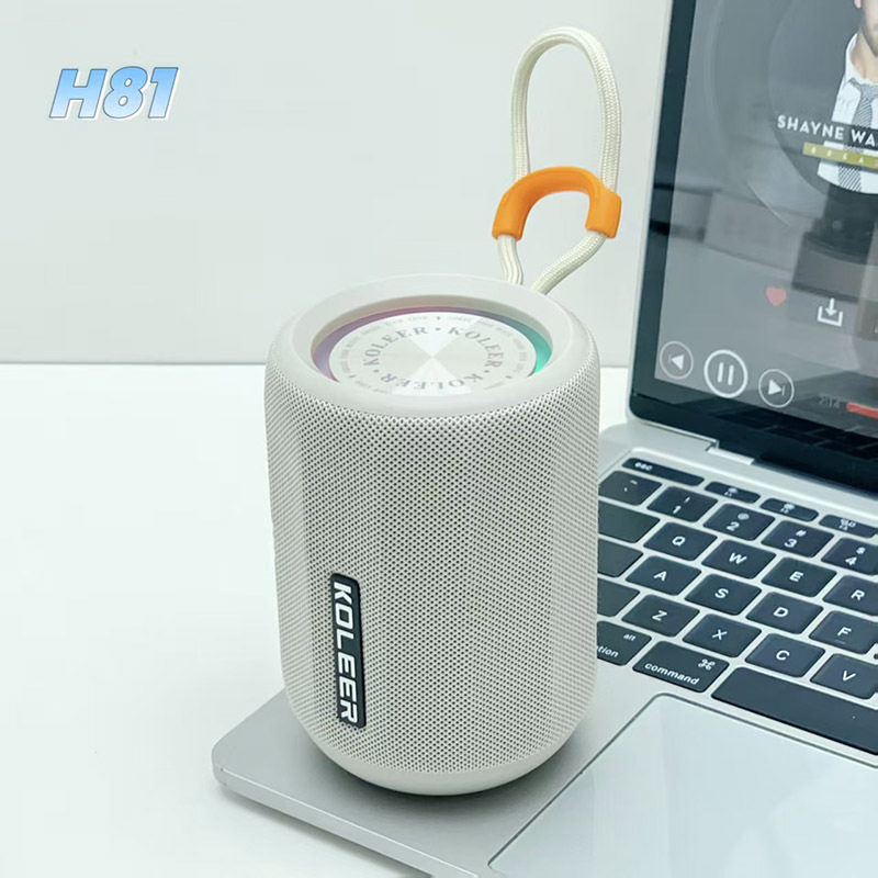 koleerh81蓝牙音箱超重低音户外便携插卡收音tws礼品音箱