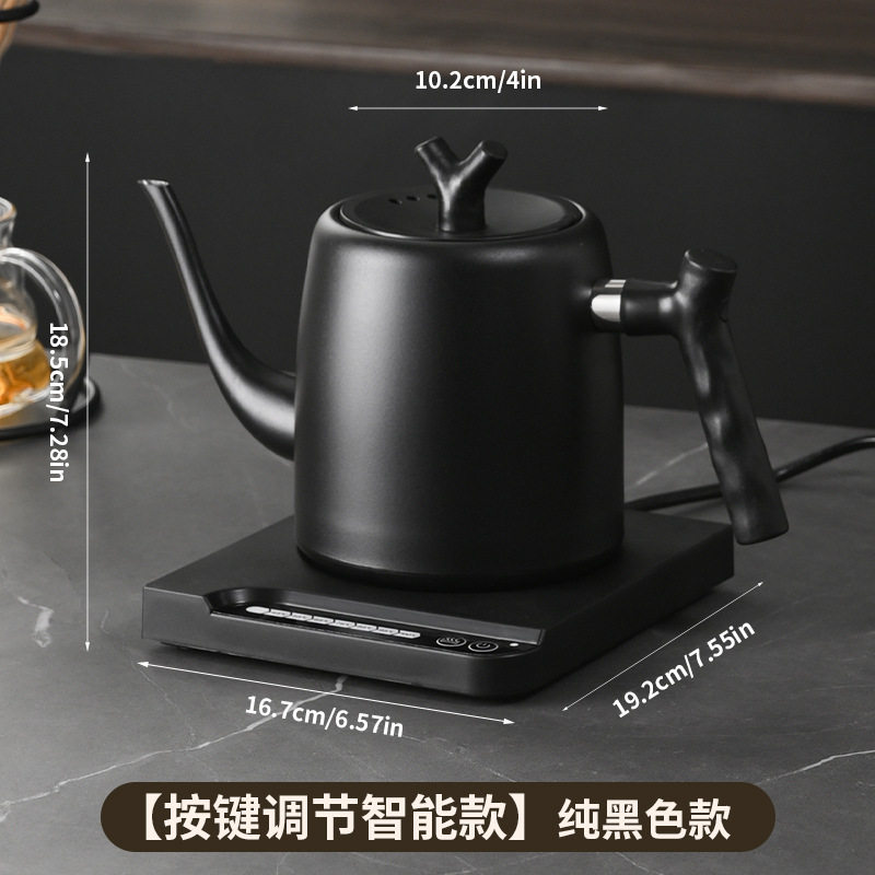 智能控温细长嘴电热水壶304不锈钢手冲咖啡壶泡茶专用恒温烧水壶