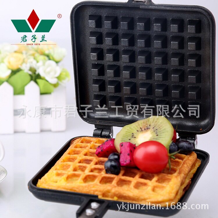 烘焙模具水果形华夫饼模 烤盘 燃气煤气专用饼锅