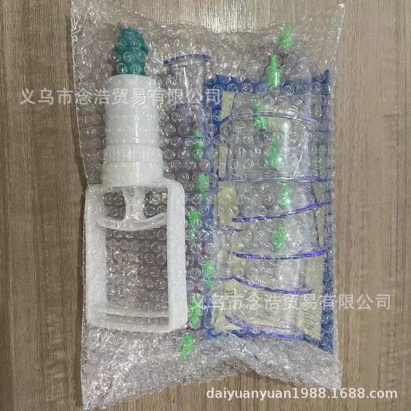 热卖家用袋装12罐真空拔罐器散罐吸湿罐抽气式非玻璃罐