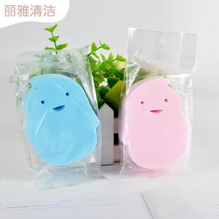 颜色多选 新款 搓澡海绵 直销青岛搓澡棉 企鹅造型搓 销售卡通图案