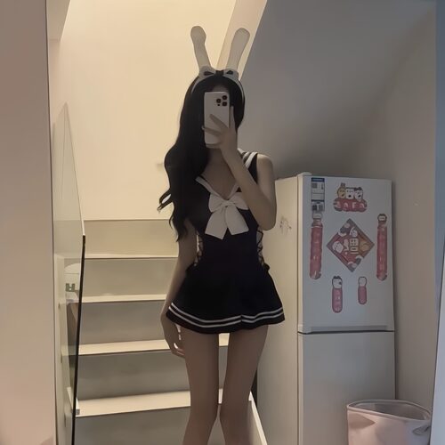 情趣黑色纯欲禁欲水手服内衣