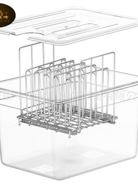 真空低温慢煮机烹饪水箱浴盆容器配件11L 26L带开孔盖SOUS VIDE