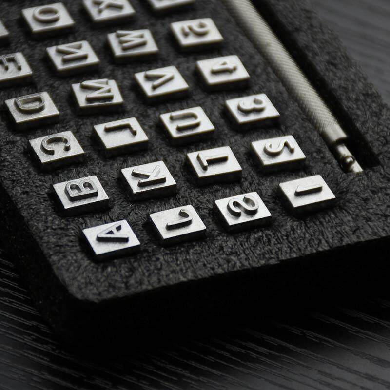 包邮皮革字母冲 数字印章印花工具套装皮雕个性logo手工皮具diy