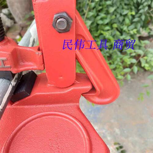 新工加重型管子台虎钳压力钳台钳龙门钳龙门架镀锌管道工具钳子