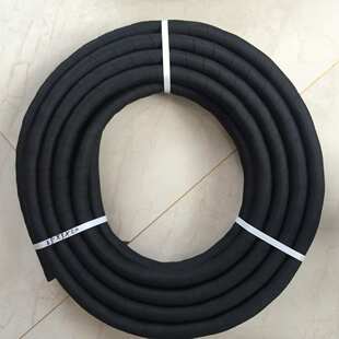 黑色厂家夹布毛面橡胶管高压水管2寸1寸内径32 19 25 38 51mm胶管