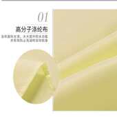 浴帘暖米色纯色酒店浴室防水防隔断帘窗帘霉加厚涤纶布卫生间门帘