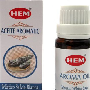 印度进口HEM植物香薰精油檀香圣木鼠尾草扩香木石车载香薰炉家用