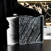 大理石托盘高级感放置架高档酒店民宿会所卫生间洗漱台收纳置物架