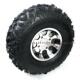 10寸A字真空轮胎铝轮毂 22X10 卡丁车四轮沙滩车配件23X7