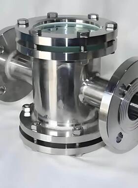 316.2205.2507.310s.904L.C276.TA2管道视镜四通法兰视镜硼硅玻璃