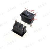 超小型船型开关 翘板开关三脚三档 KCD11 铜脚 三脚三档