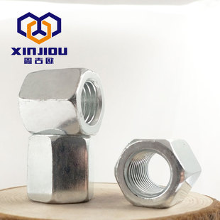 GB56加厚螺母镀锌特厚加长加高螺帽超厚螺丝帽M6M8M10M12M16M30