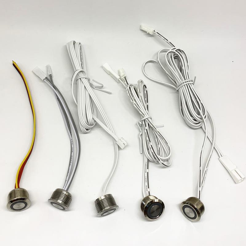 新款直销LED调光开关触摸感应开关指示灯变色提示控制灯光触控触