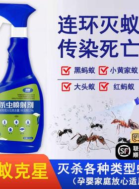 拜奇蓝瓶蚂蚁净蚂蚁药家用全窝端室内灭小黄白蚁杀虫喷射剂海布森