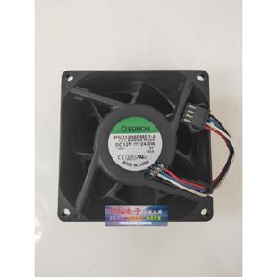 8CM服務(wù)器風(fēng)扇12V 建準(zhǔn) 20.4W帶原裝 接口 PSD1208PMB1 SUNON