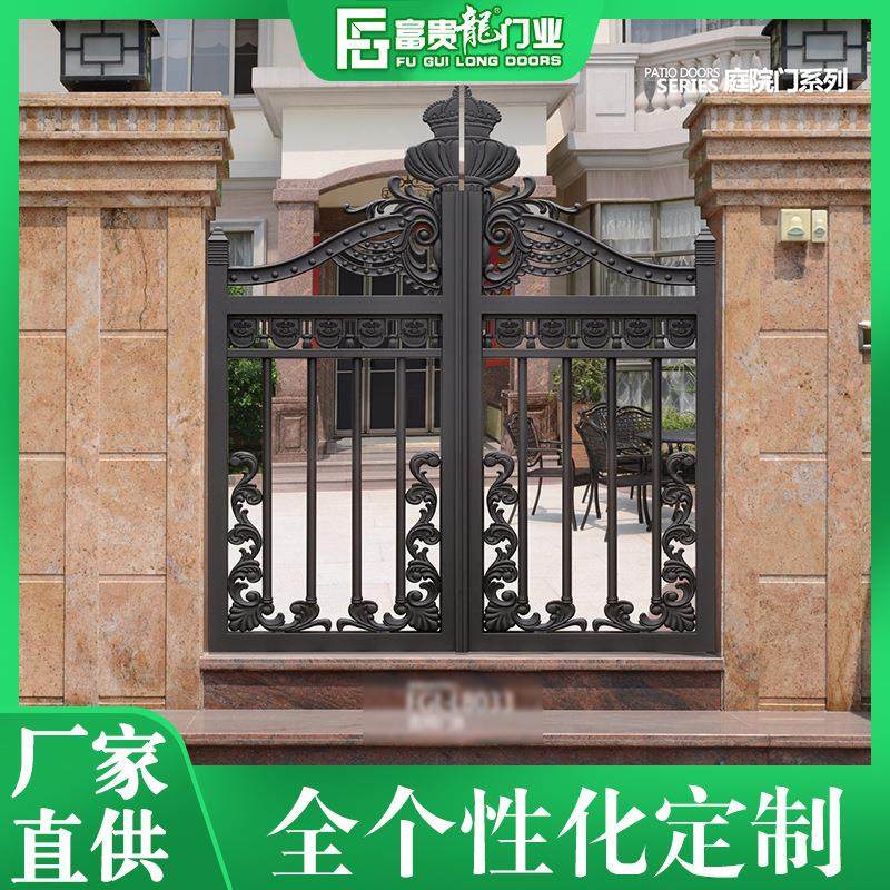 外贸欧式复古白铝艺花园拱门 庭院门 园艺装饰门 婚庆拱门