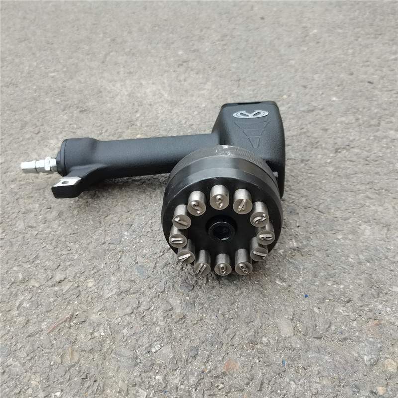 钢板打字码气动打标机钢字号打码机汽车配件法兰钢结构气动砸号机