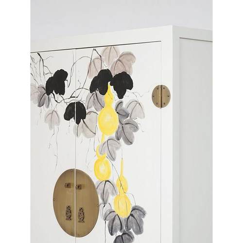 榆木实木衣柜多功能挂衣柜两门立柜整装衣橱仿古衣柜中式大衣柜