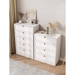 家用钢制斗柜现代简约卧室床头抽屉柜梳妆台客厅多层储物收纳柜子