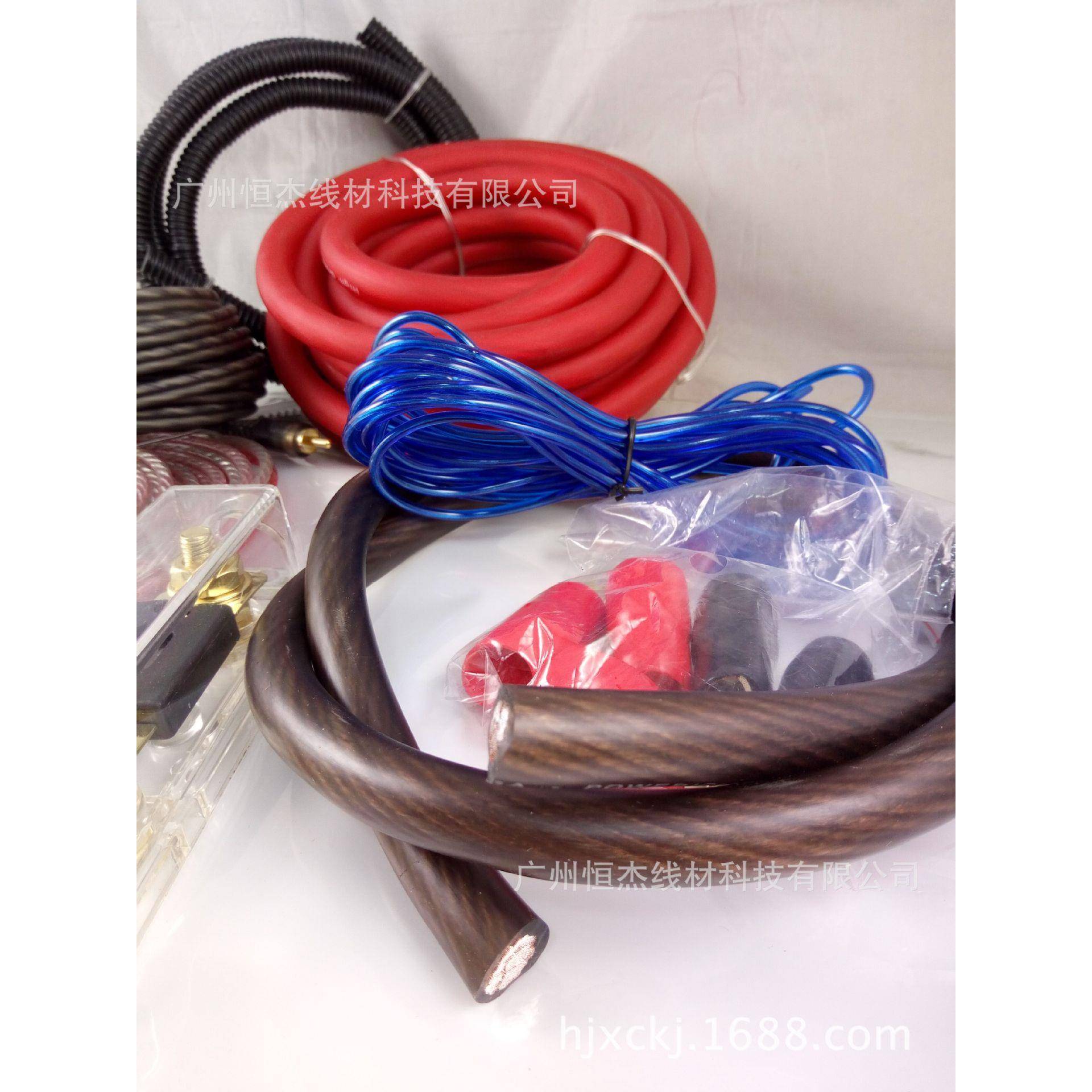 0GA汽车功放低音炮套线套装线材功放音响套线改装音频线电源线