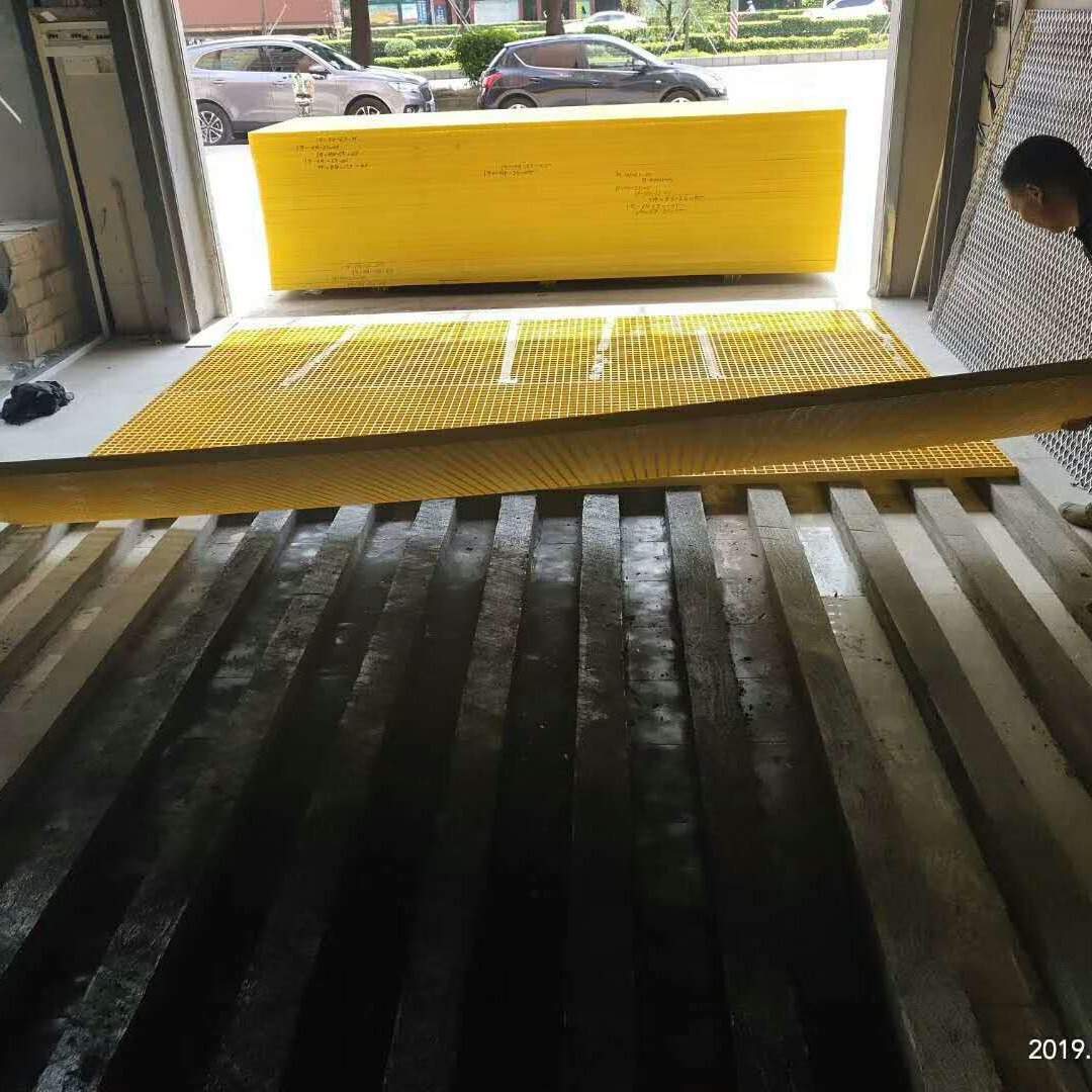 玻璃钢格栅工业地板新材料地板拼接地板可定 制抗腐轻质防滑网格