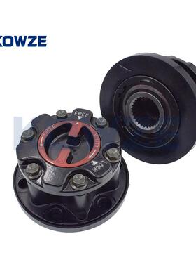 MB886389现货黑色28T锌合金前轮轴头离合器适用帕杰罗L200