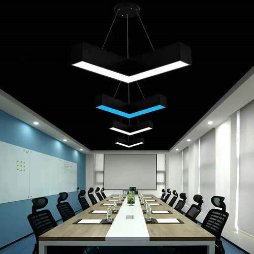 LED箭头V型造型吊灯舞蹈健过道办公室现代简约创意工业风灯具