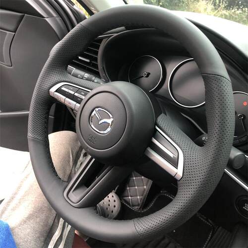 2023款马自达CX-50行也专用手缝方向盘套昂克赛拉CX30阿特兹CX-5