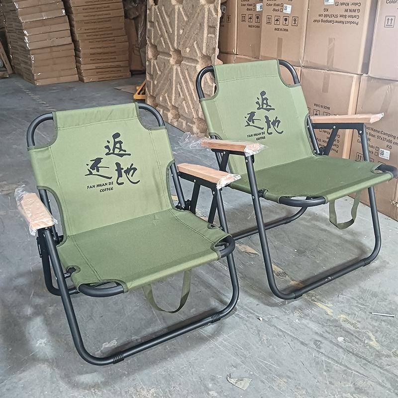 户外折叠椅便携式圆管克米特椅子加厚商用露营用品装备野营