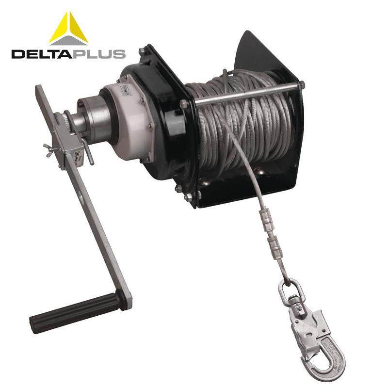 代尔塔505005与三脚架TRA22/TRA32配套使用防坠落手动绞盘30米