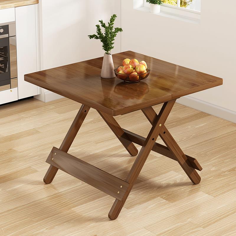 折叠小方桌便携式非实木简易家用吃饭桌子省空间经济型夜市摆摊用
