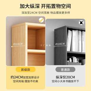 书架落地置物架家用卧室分层收纳架客厅简易展示柜子靠墙储物书柜