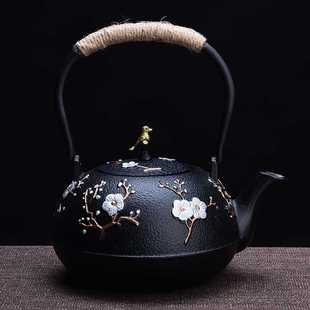 手工铁壶铸铁烧水泡茶铁茶壶生铁壶家用茶壶茶具 铁壶厂家日式