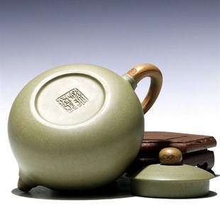 高端手工紫砂壶全手工豆青砂茶壶套装家用西施壶办公室功夫茶具
