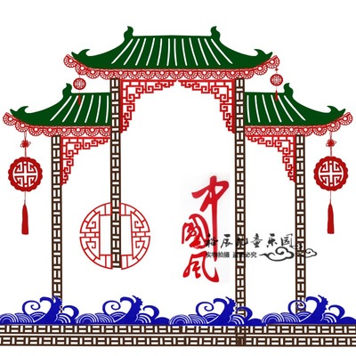 六一儿童节活动布置手工中国风边框材料装饰条教室环创黑板报墙贴