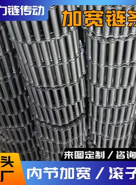 16A内节加宽32mm35mm37mm45mm50mm56mm链条工业传动抛丸机滚子链