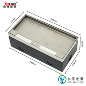 空体 地插 嵌入式 大理石地插座双位86型不锈钢防水地板插座隐藏式