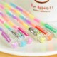 文具 粉彩笔 炫彩变色荧光笔 彩色笔 黑页 6色水粉笔 日韩国款