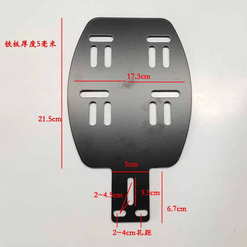 新国标电动车尾箱后货架简易款通用加厚装后备箱靠背后座尾架改装