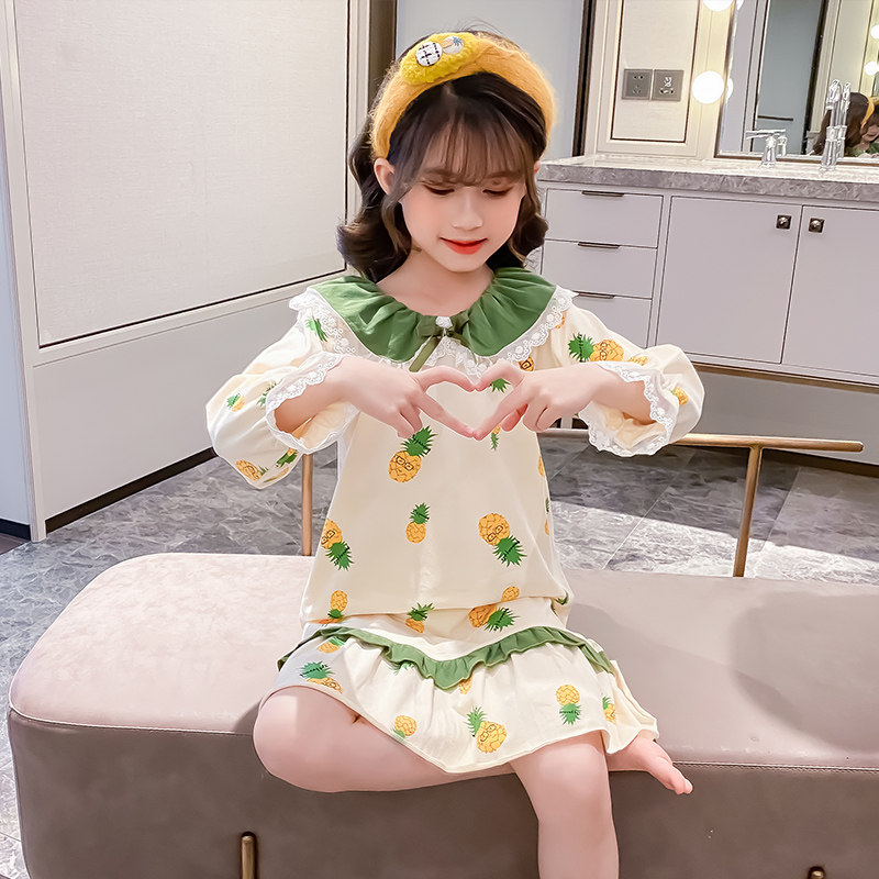 女童睡衣2021年夏季薄款纯棉公主大童家居服女孩儿童吊带睡裙可爱,童装/婴儿装/亲子装,家居裙/睡裙,淘宝优惠券,粉丝福利购,淘宝优惠卷