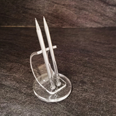 亚克力透明笔架眉笔眼线笔展架钢笔圆珠笔托美工笔铅笔收纳展示架