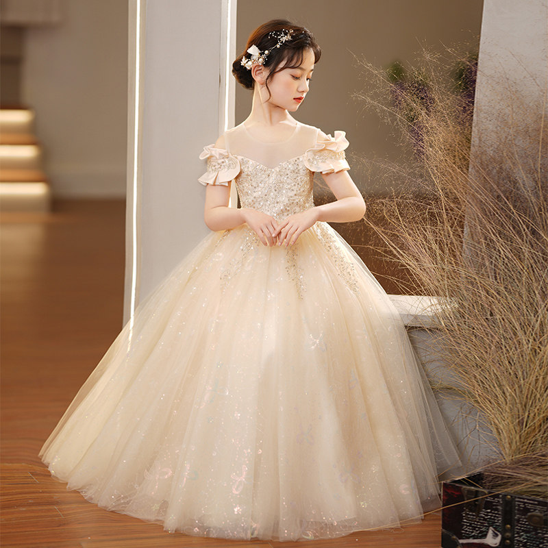 公主裙女童礼服花童婚礼白色小女孩走秀高级演出服儿童钢琴演奏夏,童装/婴儿装/亲子装,儿童礼服,淘宝优惠券,粉丝福利购,淘宝优惠卷