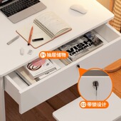 台式 电脑桌小型简易书桌床边家用学生学习桌卧室桌椅简约办公桌子