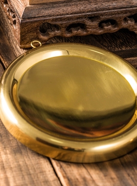 祝福纯铜镜子八卦凸镜凹镜凹面凸面挂件镜挂饰家居办公室饰品摆件