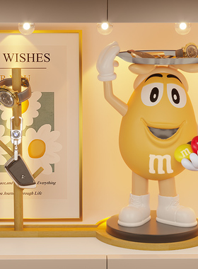 mm豆子客厅玄关入户进门鞋柜钥匙收纳托盘高级感工艺品装饰品摆件