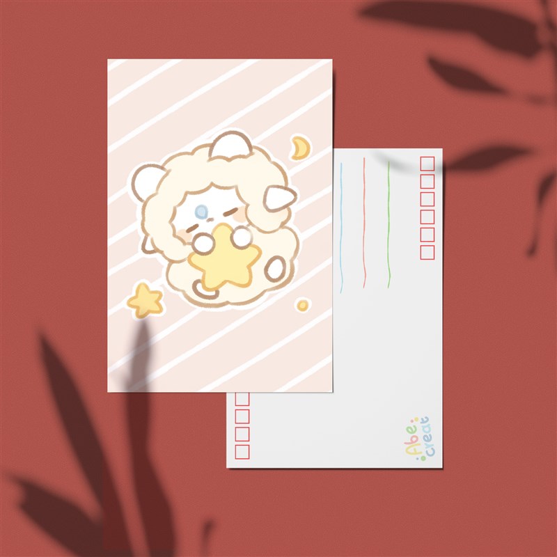 可爱联盟动物园明信片必易卡通清新贺卡手账手绘伴手礼非盒装